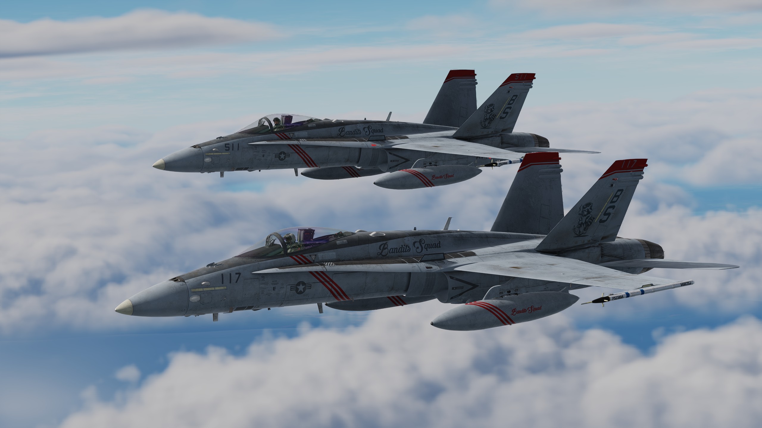 F-18 en vuelo
